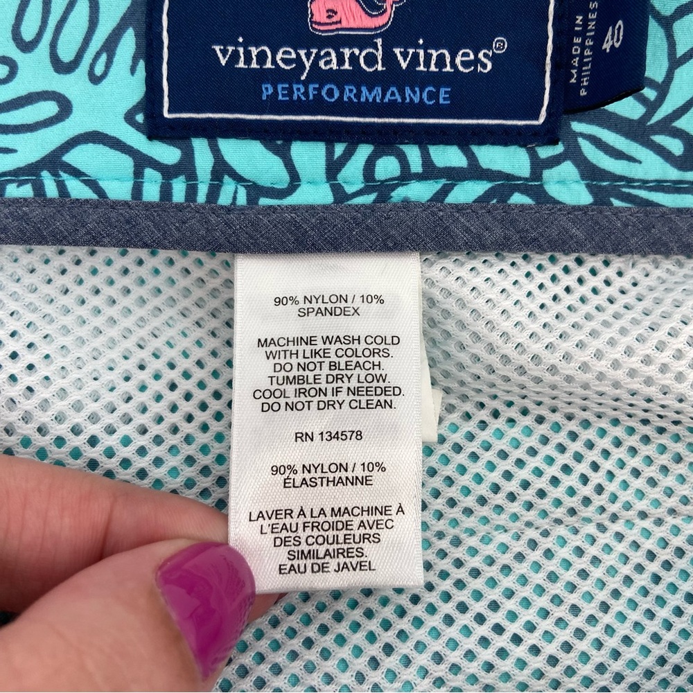 Vineyard Vines Performance Breaker Short in Flats Blue Size 40 - Picture 8 of 13